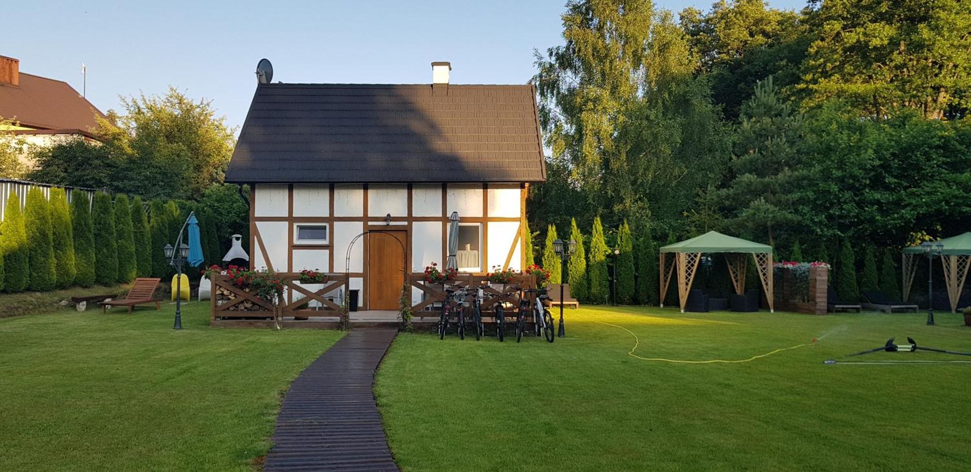 Chata Nad Rzeka Lipusz Bagian luar foto
